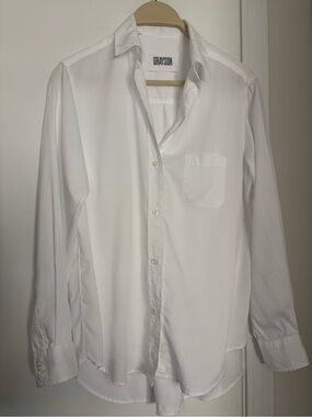Women’s Classic White Button-Up Shirt